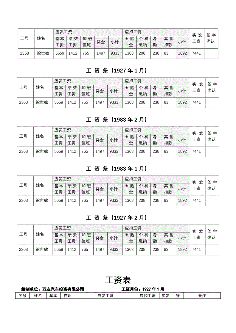 工资表怎么做成工资条(工资表怎么做成工资条格式)